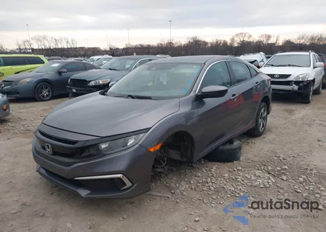 2019 Honda Civic Lx z USA, uszkodzony, nr VIN 19XFC2F61KE007610
